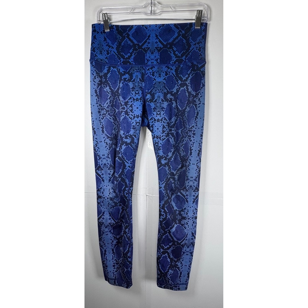 Lululemon Athletica Women's Rare Snake Skin Print Stretch Ankle Leggings Sz 8